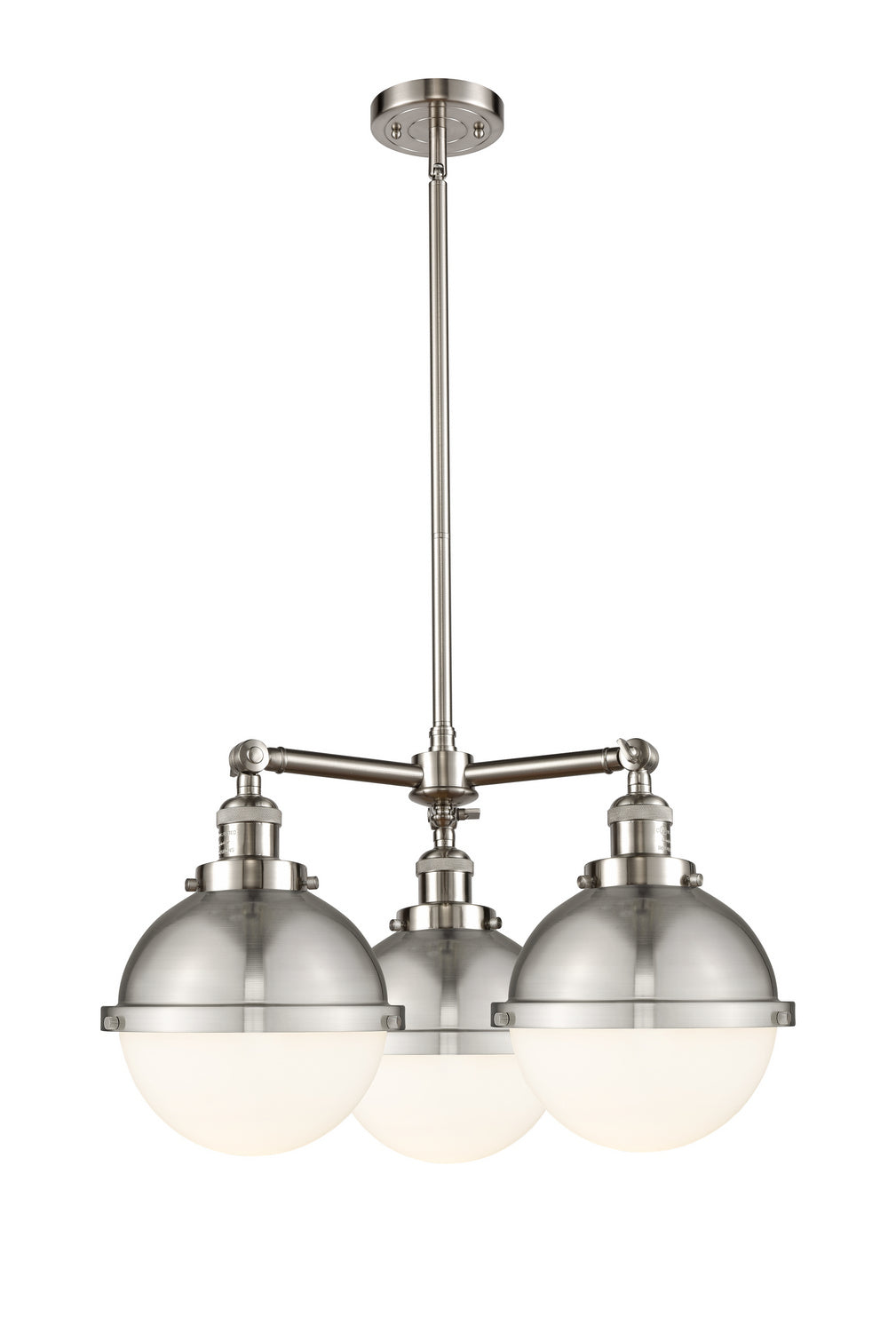 Innovations Franklin Restoration 207-SN-HFS-81-SN Chandelier Light - Brushed Satin Nickel