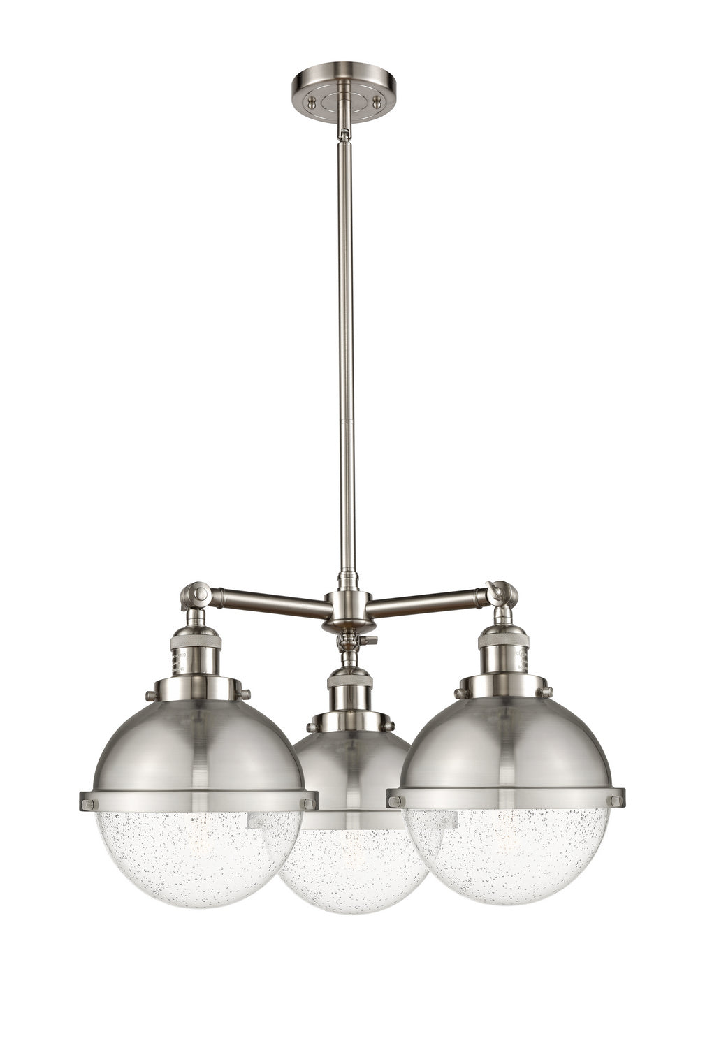 Innovations Franklin Restoration 207-SN-HFS-84-SN Chandelier Light - Brushed Satin Nickel