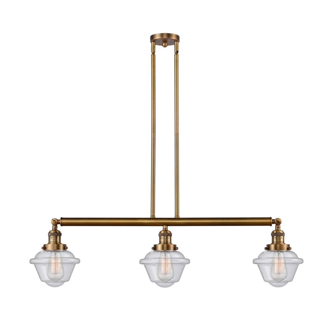 Innovations Franklin Restoration 213-BB-G534-LED Pendant Light - Brushed Brass