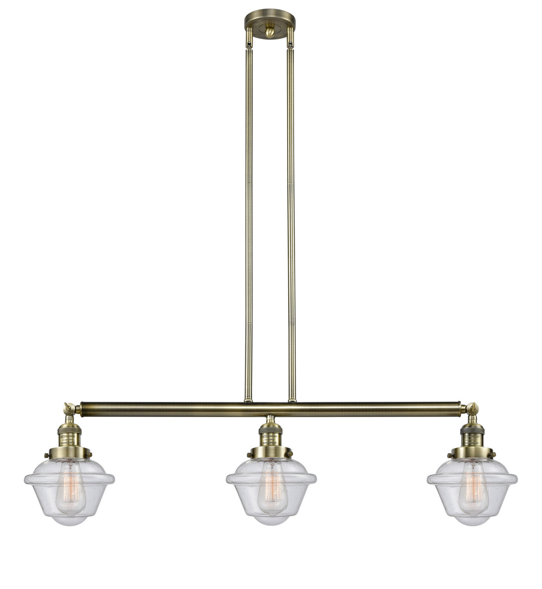 Innovations Franklin Restoration 213-AB-G534 Pendant Light - Antique Brass