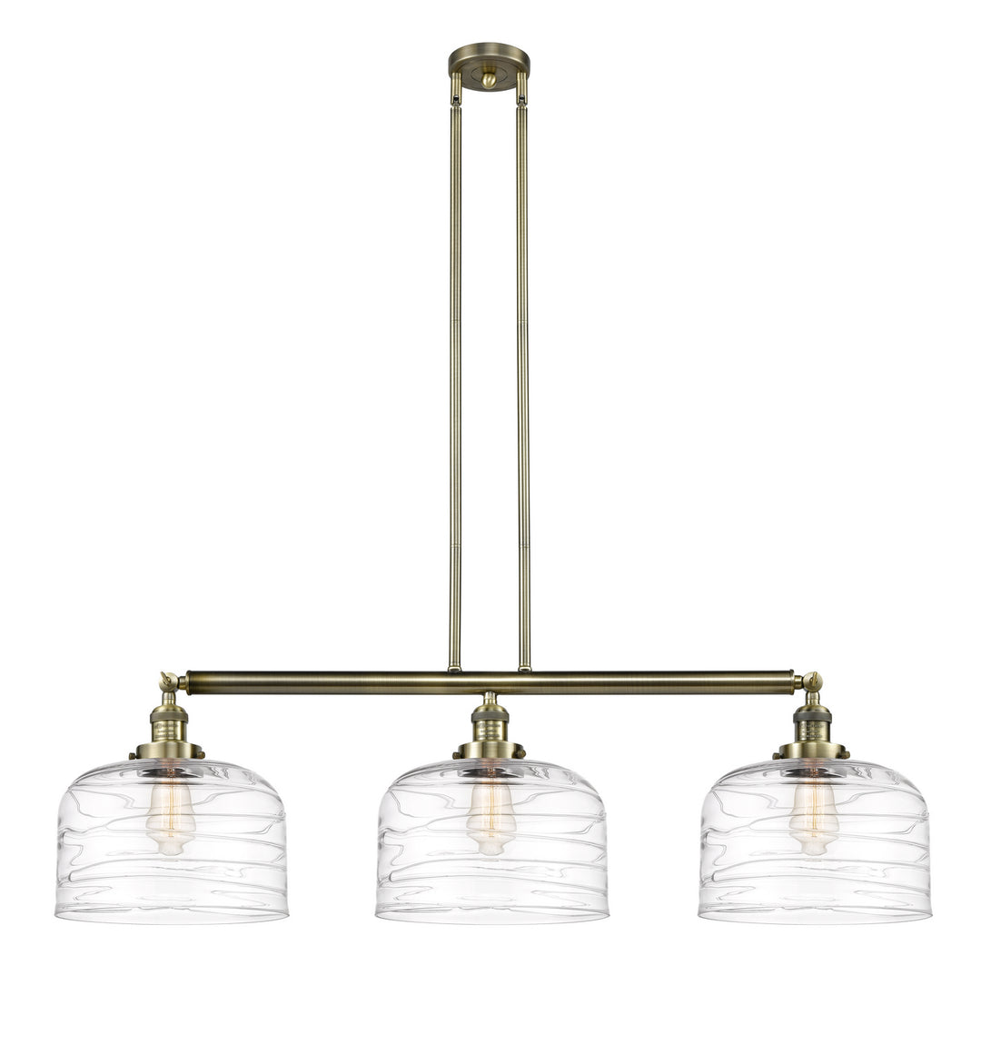 Innovations Franklin Restoration 213-AB-G713-L-LED Pendant Light - Antique Brass