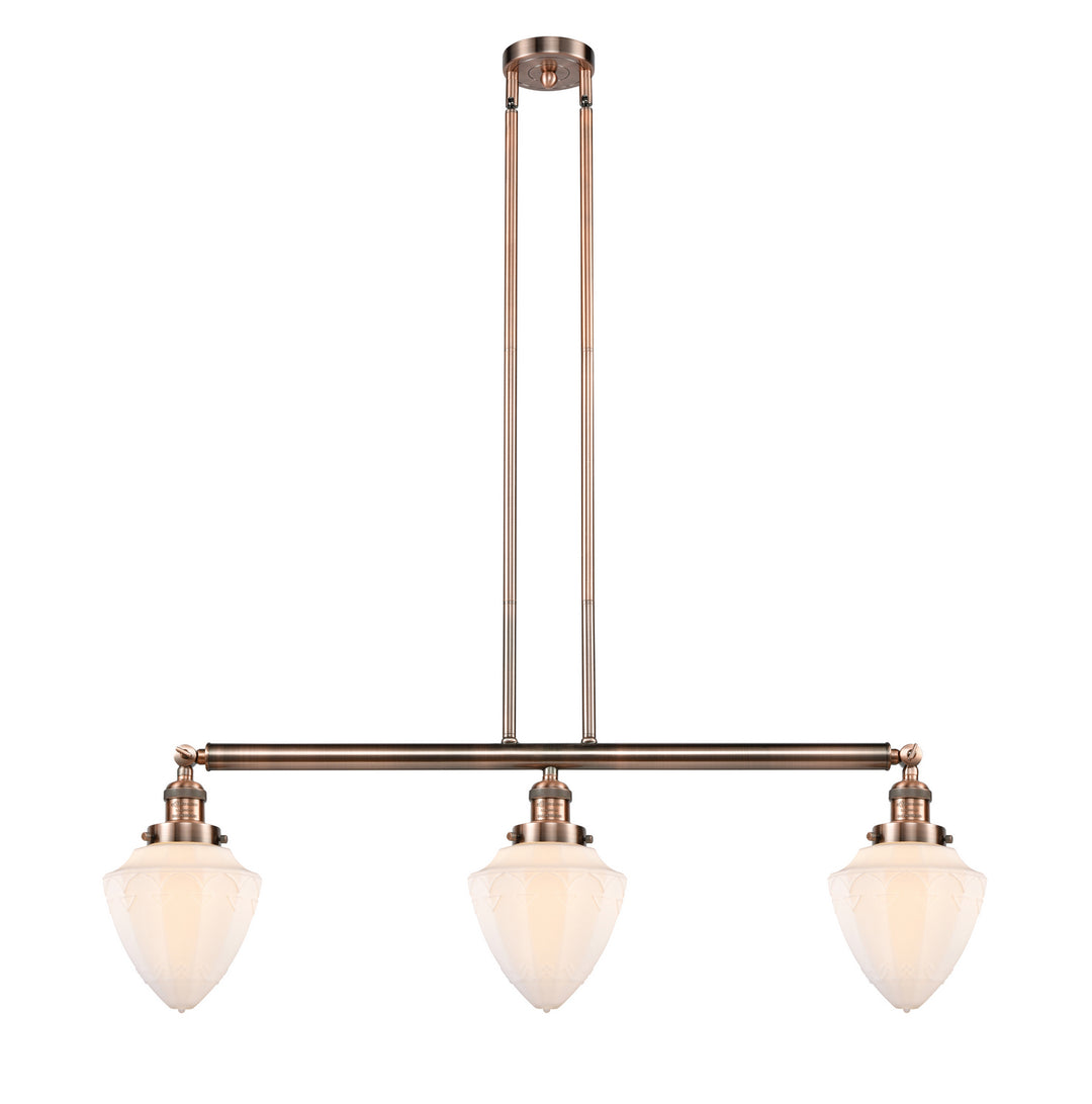 Innovations Franklin Restoration 213-AC-G661-7-LED Pendant Light - Antique Copper