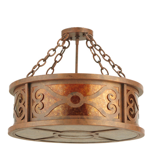 Meyda Tiffany Donya 129143 Ceiling Light - Red Rust,Custom