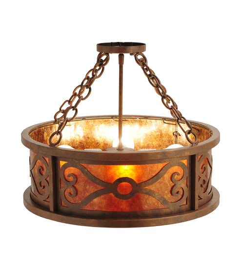Meyda Tiffany Donya 129143 Ceiling Light - Red Rust,Custom