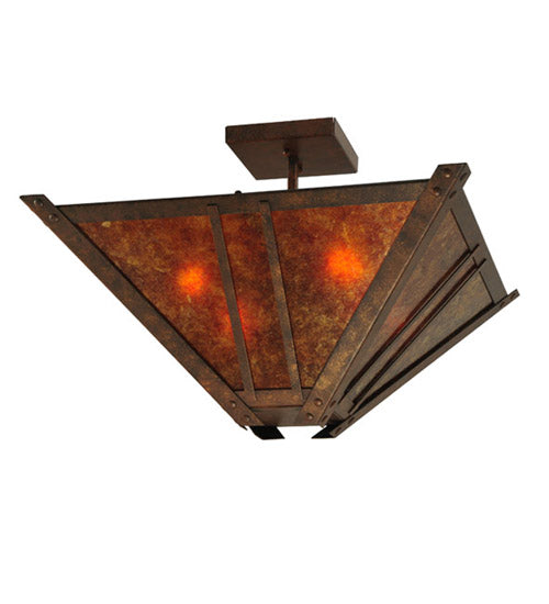 Meyda Tiffany Arta 129144 Ceiling Light - Rust,Custom