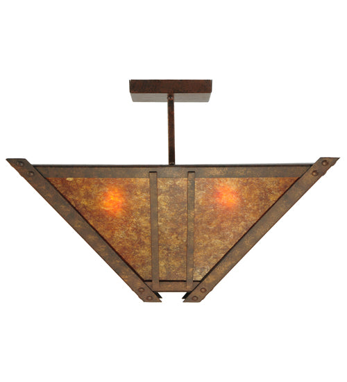 Meyda Tiffany Arta 129144 Ceiling Light - Rust,Custom