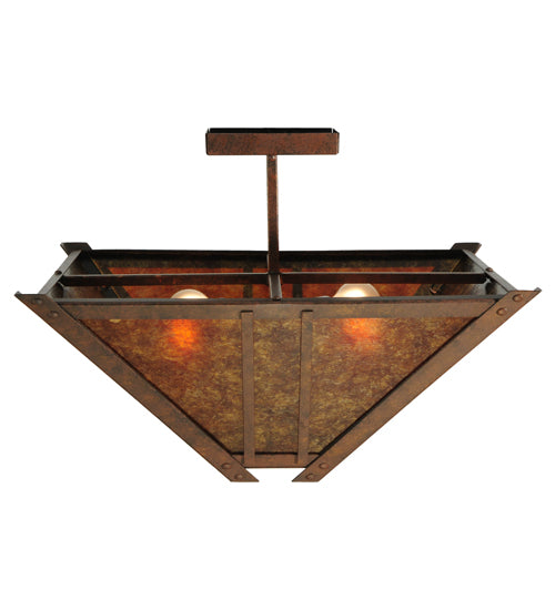 Meyda Tiffany Arta 129144 Ceiling Light - Rust,Custom
