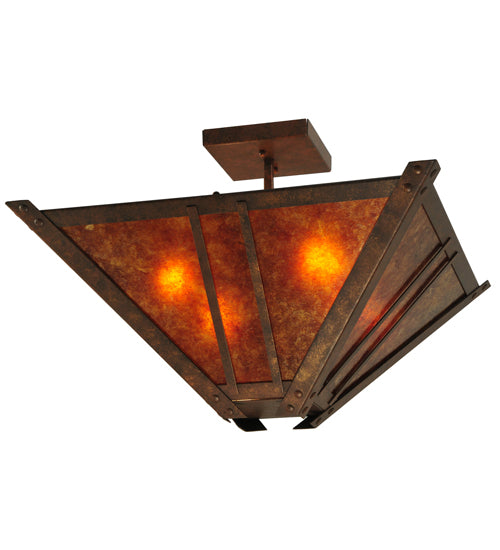 Meyda Tiffany Arta 129144 Ceiling Light - Rust,Custom