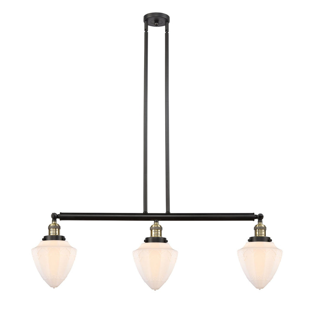 Innovations Franklin Restoration 213-BAB-G661-7-LED Pendant Light - Black Antique Brass