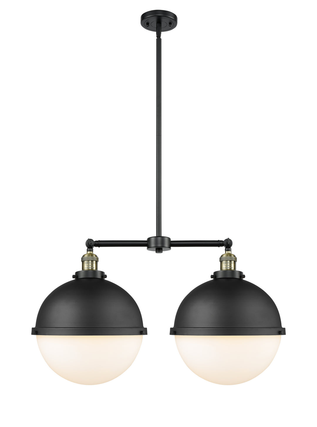 Innovations Franklin Restoration 209-BAB-HFS-121-BK Pendant Light - Black Antique Brass