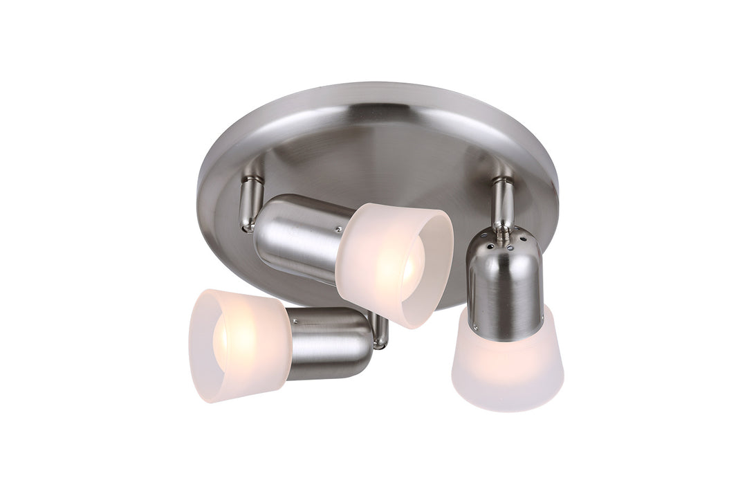 Canarm Lighting ICW53BPT Modern Omni Track Light Brushed Pewter