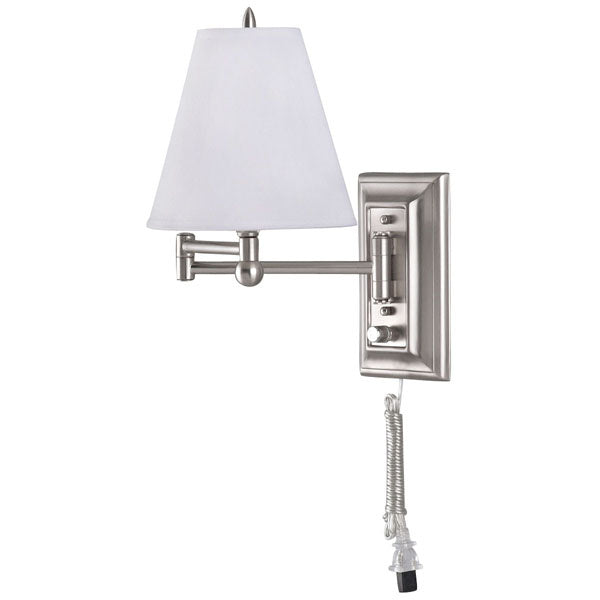 Canarm Lighting IWF151D  Wall Lamp Brushed Pewter