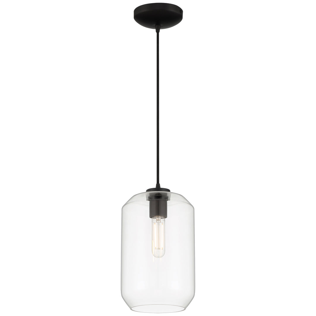 Access Clarity 29010LEDDLP-BL/CLR Pendant Light - Black