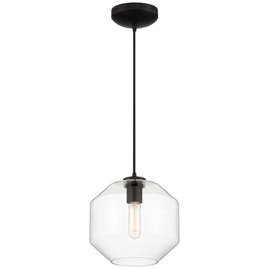 Access Clarity 29011LEDDLP-BL/CLR Pendant Light - Black