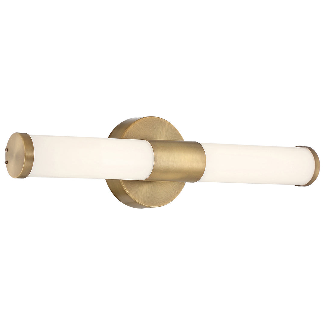 Access Retreat 62535LEDDCS-ABB/ACR Bath Vanity Light 18 in. wide - Antique Brushed Brass