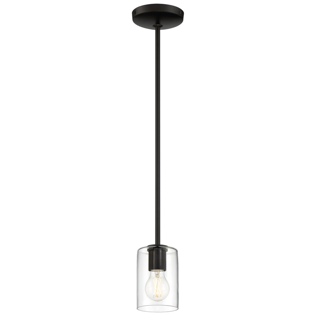 Access Oslo 62585LEDDLP-MBL/CLR Pendant Light - Matte Black