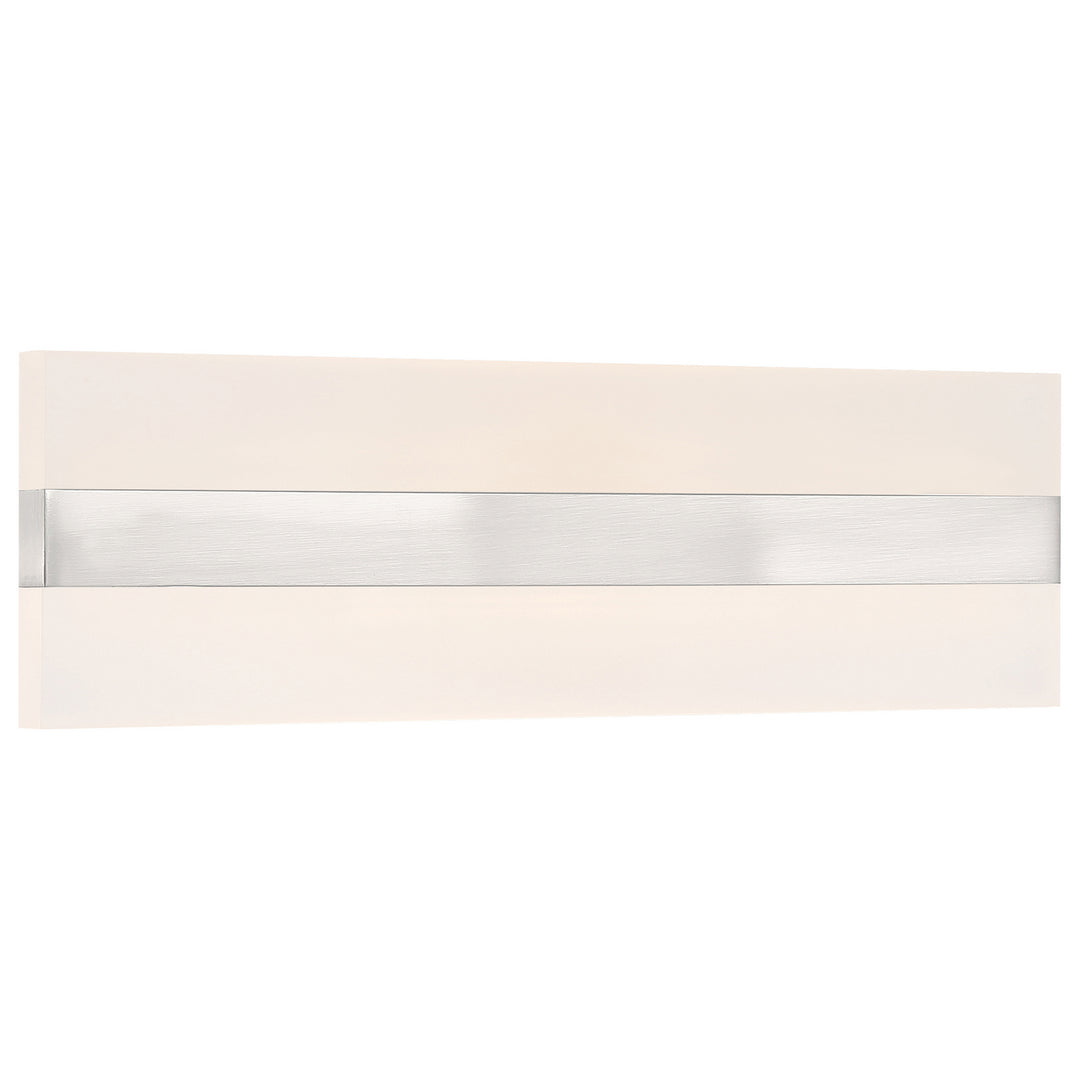 Access Netherton 62591LEDD-BS/ACR Bath Vanity Light 18 in. wide - Brushed Steel