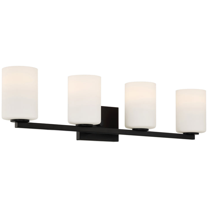 Access Sienna 62624LEDDLP-MBL/OPL Bath Vanity Light 30 in. wide - Matte Black