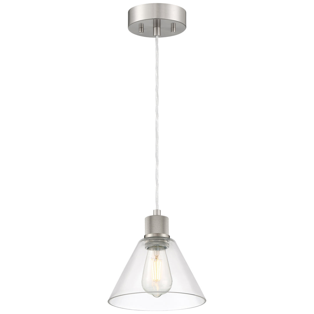 Access Port Nine Martini 63140LEDDLP-BS/CLR Pendant Light - Brushed Steel