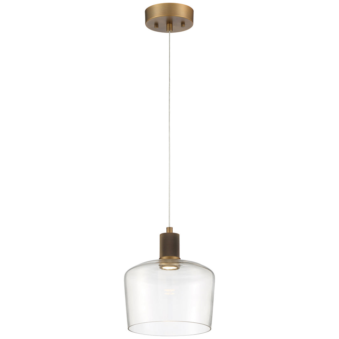 Access Port Nine Chardonnay 63141LEDD-ABB/CLR Pendant Light - Antique Brushed Brass