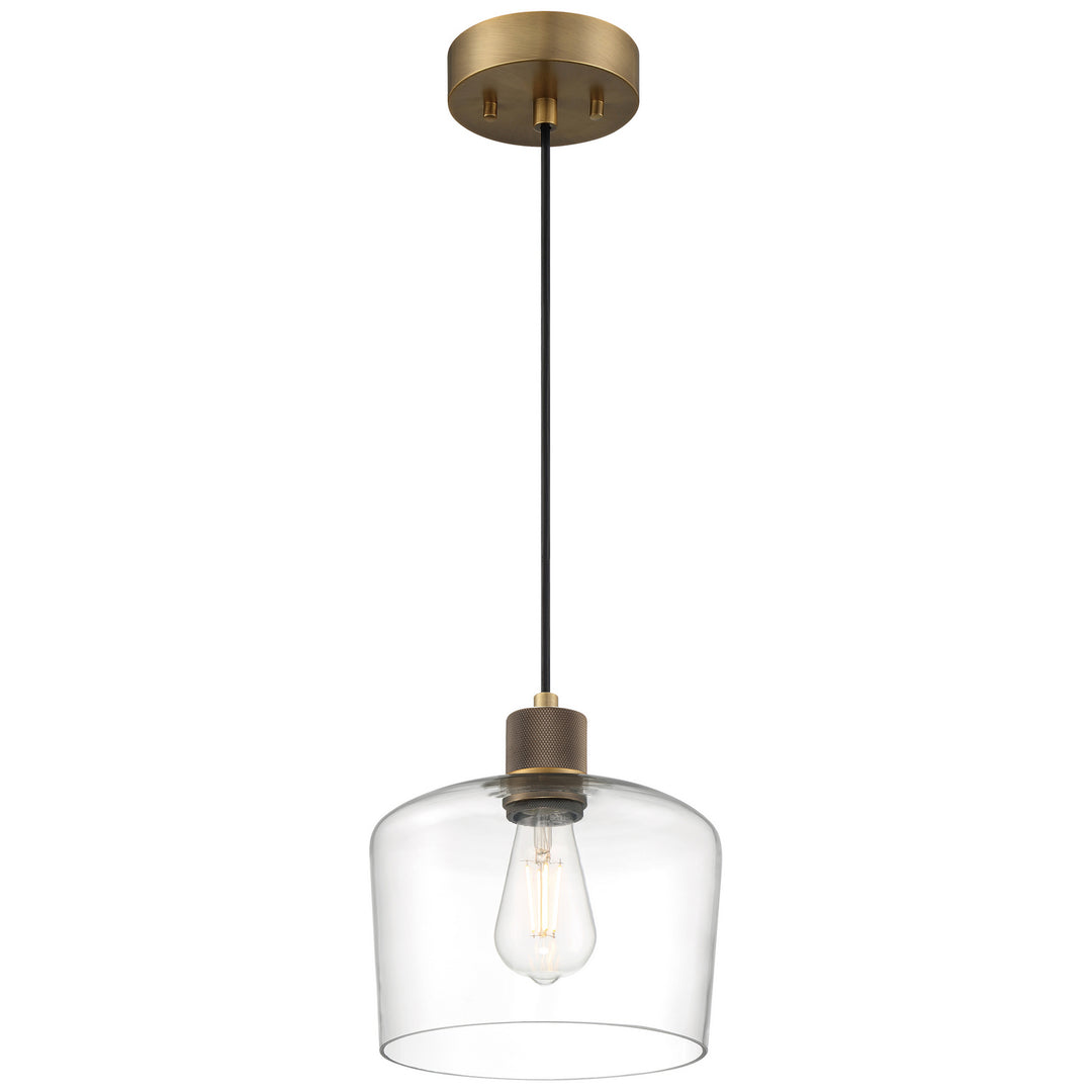 Access Port Nine Chardonnay 63141LEDDLP-ABB/CLR Pendant Light - Antique Brushed Brass