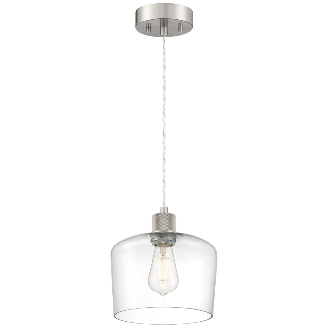 Access Port Nine Chardonnay 63141LEDDLP-BS/CLR Pendant Light - Brushed Steel