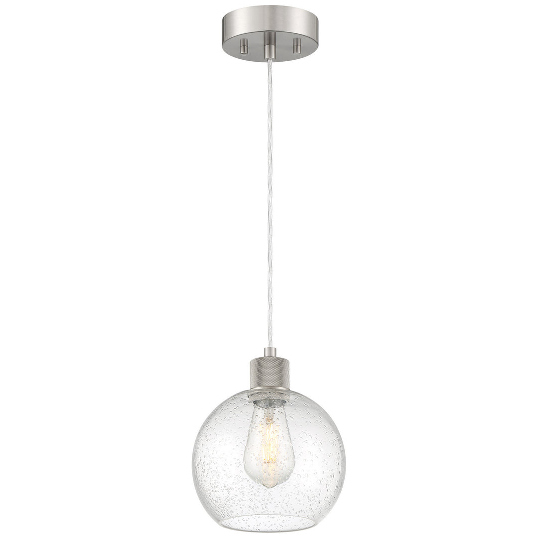 Access Port Nine Burgundy 63142LEDDLP-BS/SDG Pendant Light - Brushed Steel