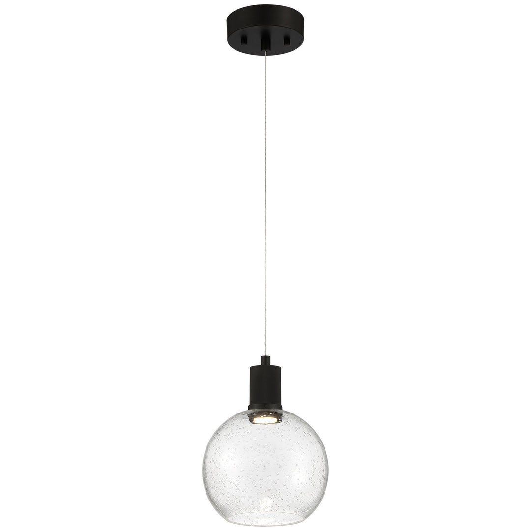 Access Port Nine Burgundy 63142LEDD-MBL/SDG Pendant Light - Matte Black