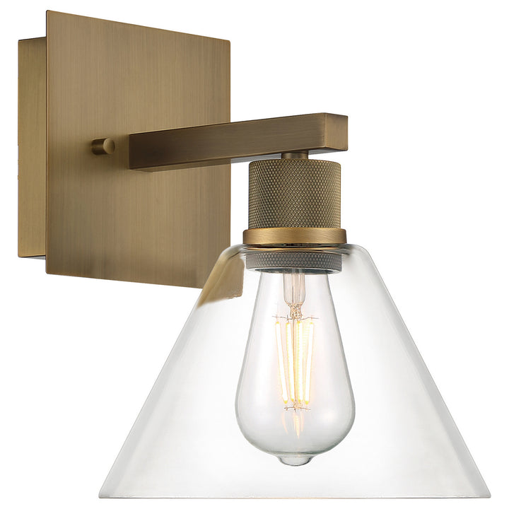 Access Port Nine Martini 63143LEDDLP-ABB/CLR Wall Sconce Light - Antique Brushed Brass