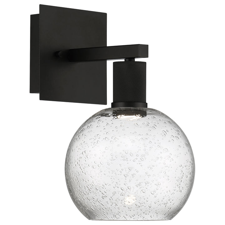 Access Port Nine Burgundy 63145LEDD-MBL/SDG Wall Sconce Light - Matte Black