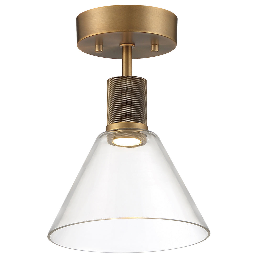 Access Port Nine Martini 63146LEDD-ABB/CLR Wall Sconce Light - Antique Brushed Brass