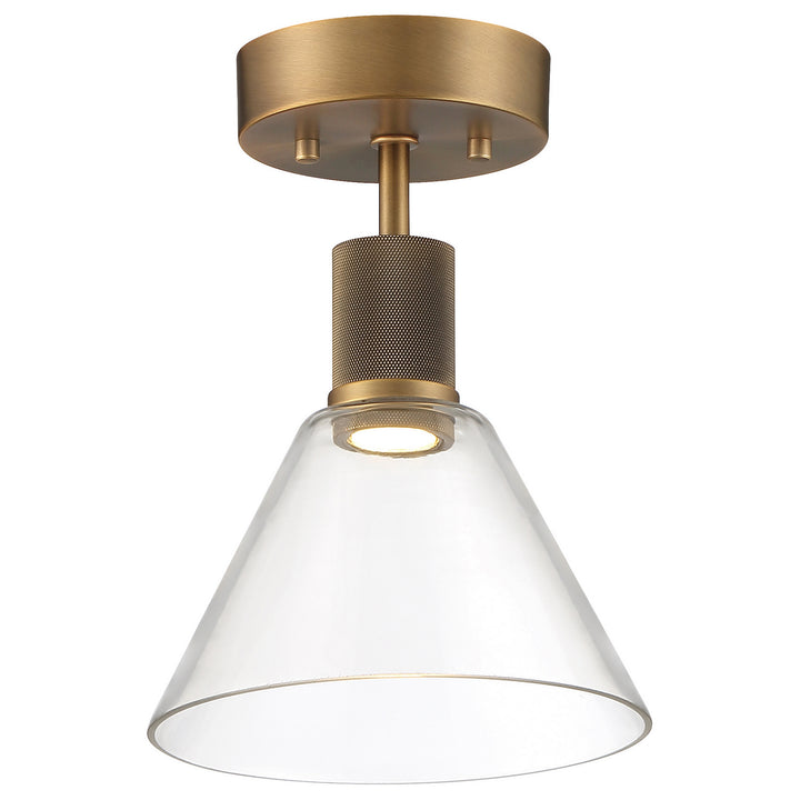 Access Port Nine Martini 63146LEDD-ABB/CLR Wall Sconce Light - Antique Brushed Brass