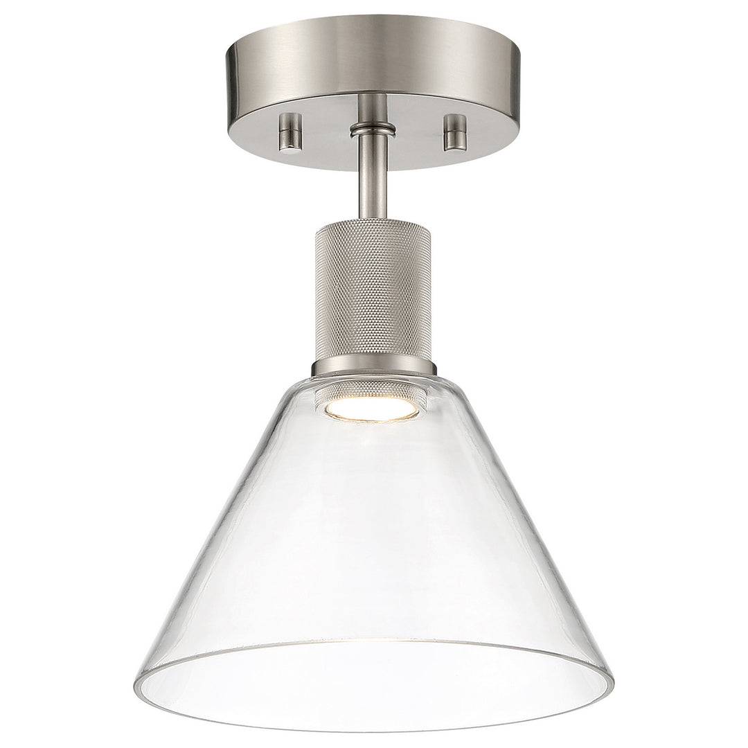 Access Port Nine Martini 63146LEDD-BS/CLR Ceiling Light - Brushed Steel