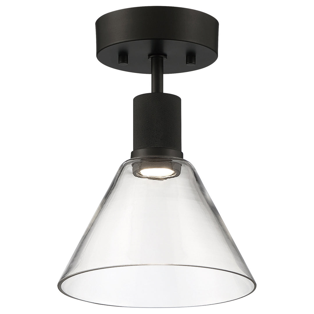 Access Port Nine Martini 63146LEDD-MBL/CLR Ceiling Light - Matte Black