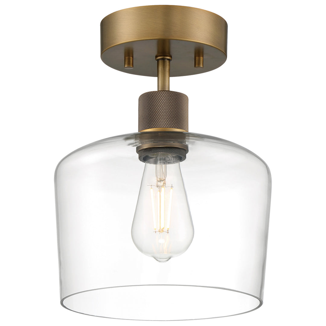 Access Port Nine Chardonnay 63147LEDDLP-ABB/CLR Ceiling Light - Antique Brushed Brass