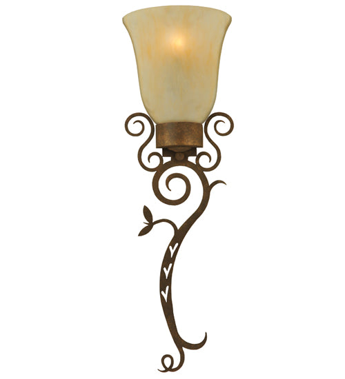 Meyda Tiffany Zoey 129314 Wall Light - Craftsman Brown