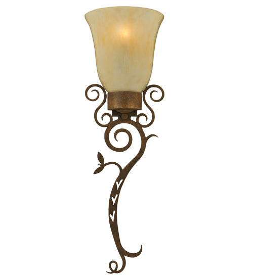 Meyda Tiffany Zoey 129314 Wall Light - Craftsman Brown