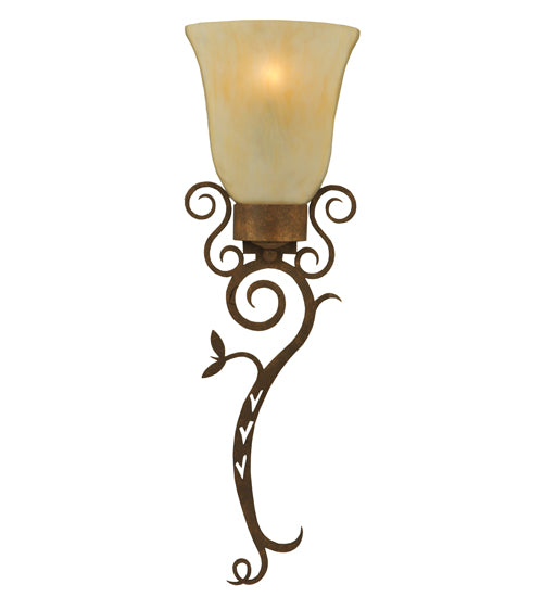 Meyda Tiffany Zoey 129314 Wall Light - Craftsman Brown