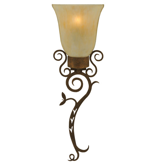 Meyda Tiffany Zoey 129314 Wall Light - Craftsman Brown