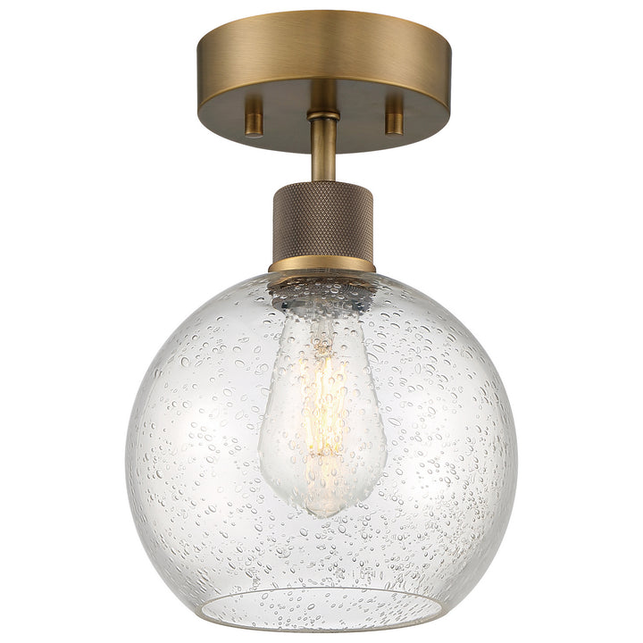 Access Port Nine Burgundy 63148LEDDLP-ABB/SDG Ceiling Light - Antique Brushed Brass