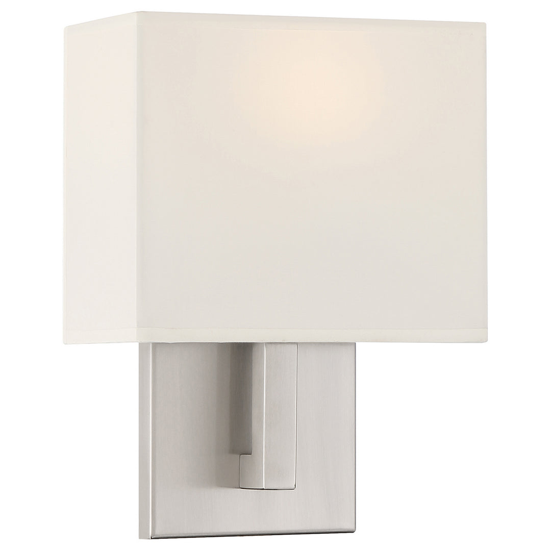 Access Mid Town 64061LEDDLP-BS/WH Wall Sconce Light - Brushed Steel