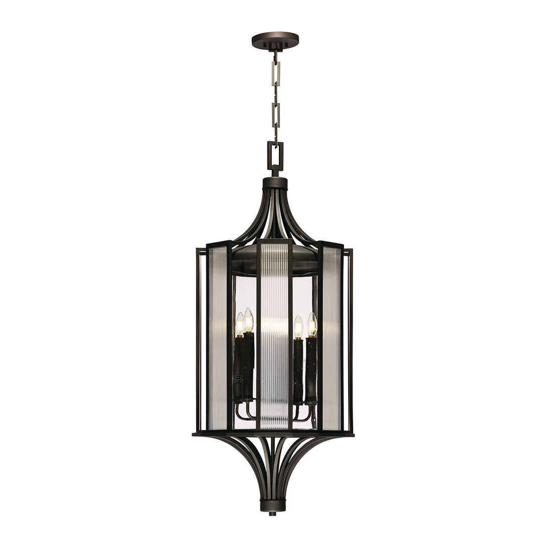 Fine Art Lighting 899582ST Bristol Six Light Lantern Outdoor Black