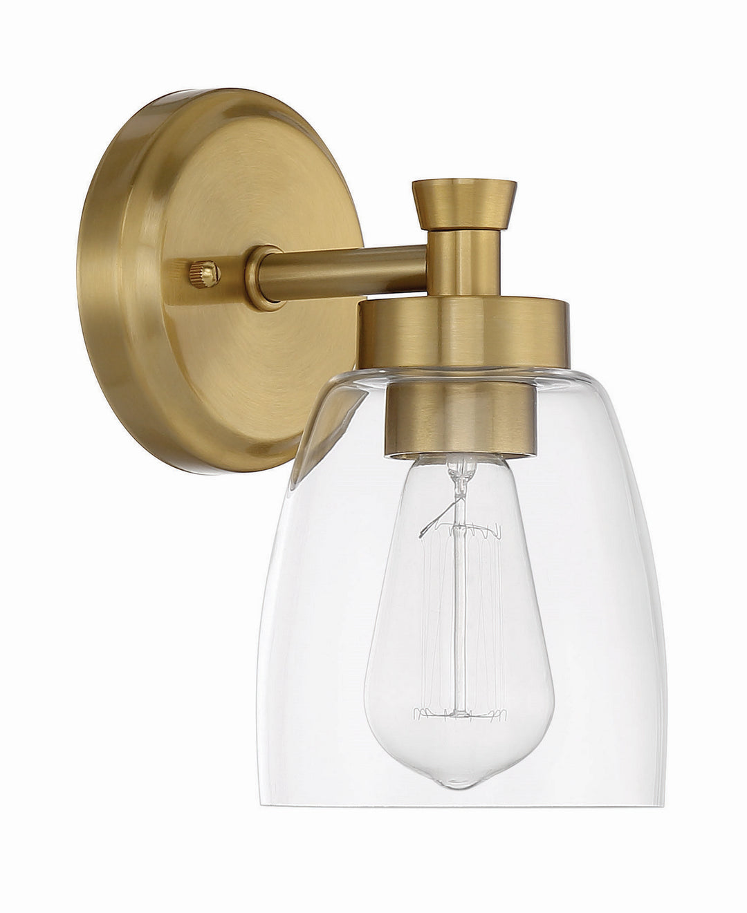 Craftmade Henning 12705SB1 Wall Sconce Light - Satin Brass