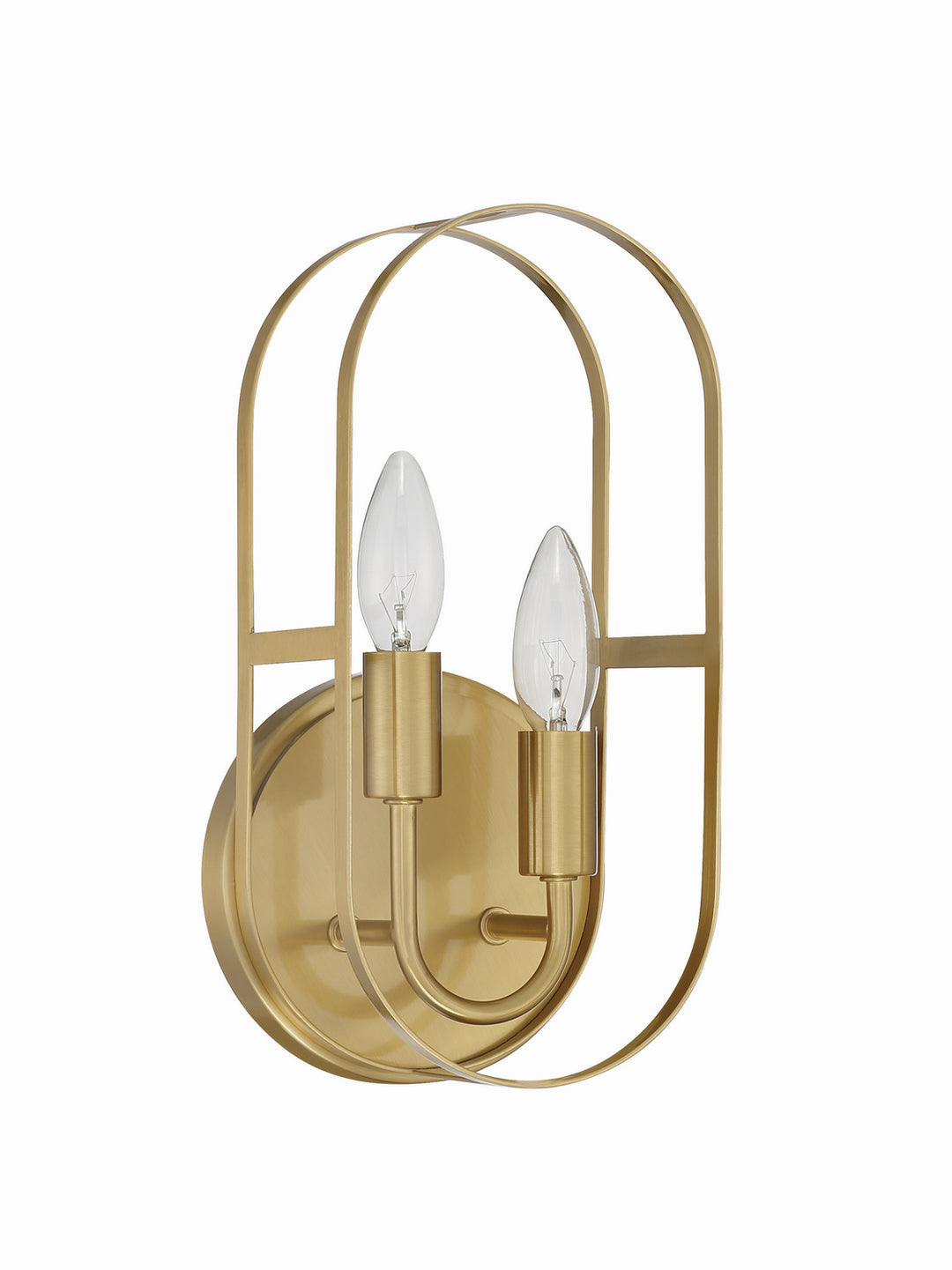 Craftmade Mindful 12806SB2 Wall Sconce Light - Satin Brass