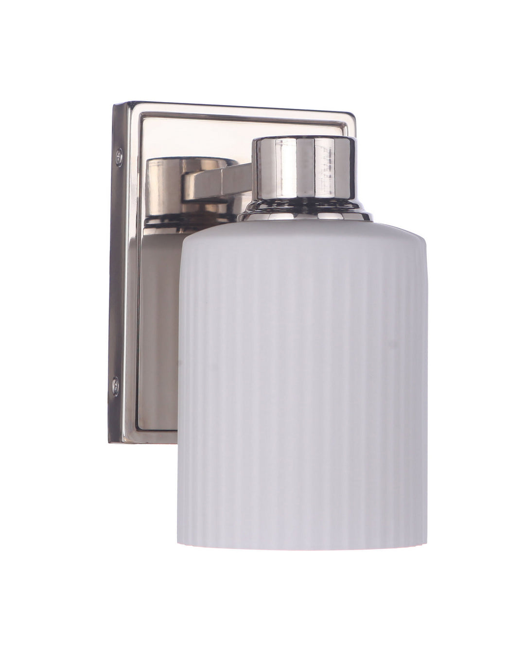 Craftmade Bretton 12905PLN1 Wall Sconce Light - Polished Nickel