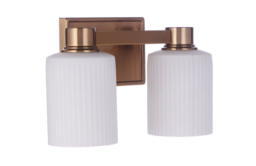 Craftmade Bretton 12912SB2 Bath Vanity Light 13 in. wide - Satin Brass