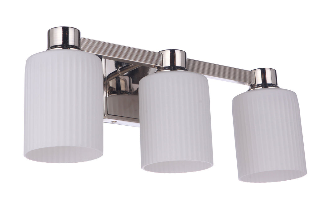 Craftmade Bretton 12920PLN3 Bath Vanity Light 21 in. wide - Polished Nickel