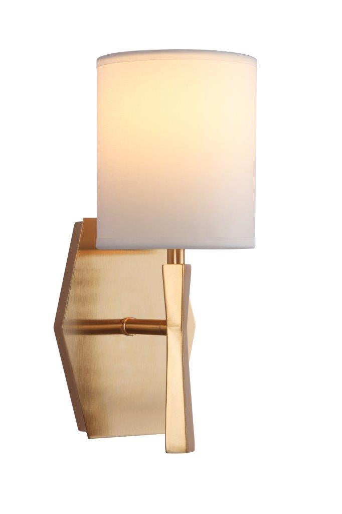 Craftmade Chatham 16005SB1 Wall Sconce Light - Satin Brass