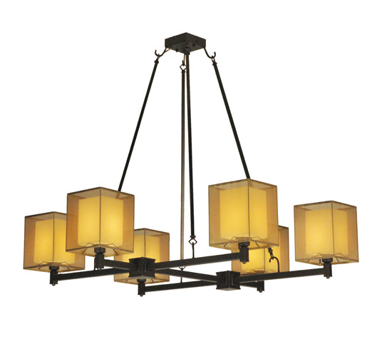 Meyda Tiffany Horizon Bay 129378 Chandelier Light - Mahogany Bronze