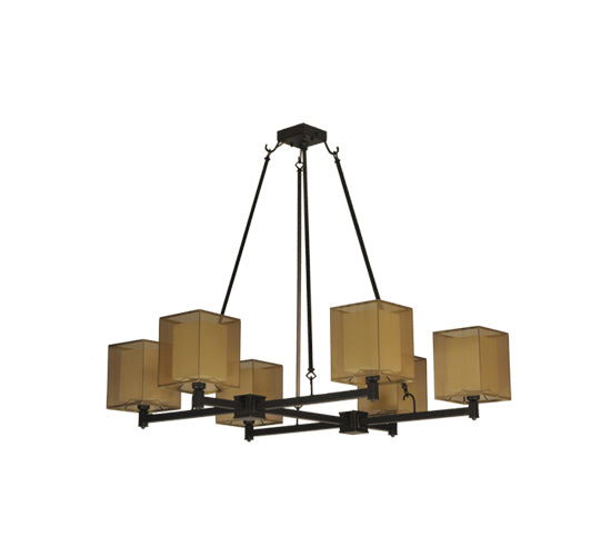 Meyda Tiffany Horizon Bay 129378 Chandelier Light - Mahogany Bronze